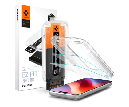 Szkło ochronne do smartfonów Spigen Glass tR EZ Fit Pro HD 2 Pack do iPhone 18 Pro Max/17 Pro Ma